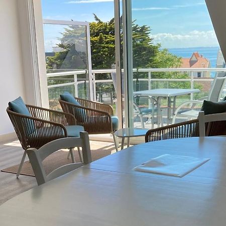 Grand Et Luxueux Appartement Lumineux 4 Pers Vue Mer Wifi Inclus Quiberon Kültér fotó