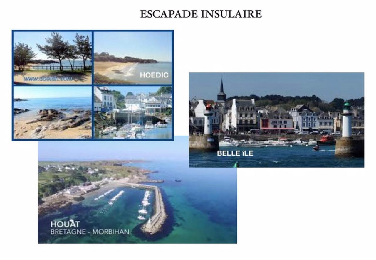 Grand Et Luxueux Appartement Lumineux 4 Pers Vue Mer Wifi Inclus Quiberon Kültér fotó